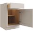 CNC CABINETRY Luxor 15" Base Cabinet, Right Hinge Door, Shaker Misty Grey