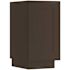 CNC CABINETRY Luxor Angle Base End Cabinet, 12"wx34.5"hx24"d, Shaker Espresso