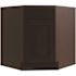 CNC CABINETRY Luxor 36" Diag Corner Sink Cabinet, Right Hinge Shaker Espresso