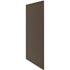 CNC CABINETRY Luxor Base End Skin, 0.25"w X 34.5"h X 23.25"w, Shaker Espresso