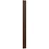 CNC CABINETRY Luxor Wall Filler, 3"w X 42"h X 0.75"d, Shaker Espresso