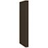 CNC CABINETRY Luxor Column, 3"w X 34.5"h X 30"d, Shaker Espresso