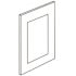 CNC CABINETRY Luxor Replacement Door, 13.5"w X 20.5"h, Shaker Smoky Grey