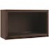 CNC CABINETRY Luxor Microwave Wall Cabinet, 30"w X 18"h X 12"d, Shaker Espresso