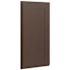 CNC CABINETRY Luxor 1-Door Wall End Cabinet, 12"w X 36"h X 12"d, Shaker Espresso
