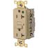 HUBBELL WIRING DEVICES 20 Amp 125v Hospital Grade Gfci Receptacle Ivory