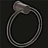 CFG Summit Matte Black Towel Ring Matte Black