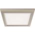 SATCO Blink PRO 11w 7" LED Flush Fixture Cct Select Square Brush NICKEL Finish
