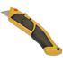 SKILCRAFT Utility Knife With Cushion Grip Handle, 2pt Blade, Yellow/black