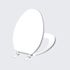 MAINTENANCE WAREHOUSE Plastic Elongated Toilet Seat White Case Of 10