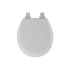 SEASONS Round Wood Toilet Seat White Premium - Case Of 6