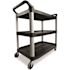 RUBBERMAID COMMERCIAL Xtra Utility Cart Open Sided 300 Lb. Capacity Black