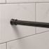 ZENNA HOME 44-72" Adjustable Matte Black Tension Shower And Utility Rod