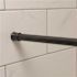 ZENNA HOME 52-86" Adjustable Matte Black Tension Shower And Utility Rod