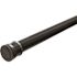 ZENNA HOME 52-86" Adjustable Matte Black Tension Shower And Utility Rod