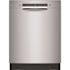 BOSCH 800 Series 24" Front Control Tall Tub Dishwasher In Stainless Steel