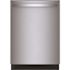 BOSCH 100 Series Premium 24" Stainless Steel Top Control Tall Tub Dishwasher
