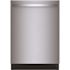 BOSCH 800 Series 24" Stainless Steel Top Control Tall Tub Dishwasher