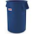 SUNCAST COMMERCIAL 44 Gallon Utility Trash Can Blue