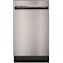 GE 18 Top Digital Control 3 Cycle 47 Db Dishwasher Stainless Steel