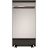 GE 18" Stainless Steel Interior Portable Dishwasher With Sanitize Cycle
