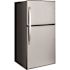 GE ENERGY STAR 21.1 Cu. Ft. Top-Freezer Refrigerator, Stainless Steel, ADA