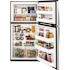 GE ENERGY STAR 21.1 Cu. Ft. Top-Freezer Refrigerator, Stainless Steel, ADA