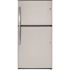 GE ENERGY STAR 21.1 Cu. Ft. Top-Freezer Refrigerator, Stainless Steel, ADA