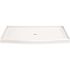 DELTA Curved Alcove Shower Base With Center Drain 60 X 32"