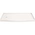 DELTA Curved Alcove Shower Base With Left Drain 60 X 32"
