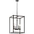 KICHLER Crosby Black 4 Light Foyer Pendant