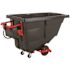 RUBBERMAID COMMERCIAL Rcp Motorized Rotomolded Tilt Truck,1/2 Cubic Yard, Black