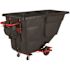 RUBBERMAID COMMERCIAL Rcp Motorized Rotomolded Tilt Truck, 1 Cubic Yard, Black