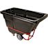 RUBBERMAID 0.5 Cu Yd Black Rotational Molded Heavy-Duty Tilt Truck