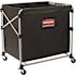 RUBBERMAID 220 Lb Black X-Cart 8-Bushel Collapsible Basket