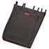 RUBBERMAID 30 Gal Black Polyester Step-On Linen Hamper Bag