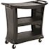 RUBBERMAID Black Executive Series Utility Cart