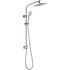 SEASONS 1.8 GPM 8 In. Rainshower With Handheld Showerhead In Brushed NICKEL