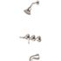 SEASONS Anchor Point 3 Handle Tub and 1.8 GPM Showerhead Kit with Valve in Chrome