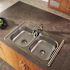Elkay Dayton Stainless Steel 33" X 22" X 6-9/16" 3-Hole Equal Double Bowl Sink