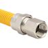 Homewerks 48" Polymer Coated Stainless Steel Gas Connector Kit 1/2" Mip