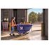 Rubbermaid Commercial Brute Rotomolded Tilt Truck, Standard Duty, 1 Cu Yd, Blue