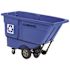 Rubbermaid Commercial Brute Rotomolded Tilt Truck, Standard Duty, 1 Cu Yd, Blue