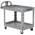 Rubbermaid Commercial Brute Heavy Duty Ergo Handle Utility Cart, Medium, Gray