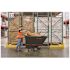 Rubbermaid Commercial Brute Rotomolded Tilt Truck, Standard Duty, 1 Cu Yd, Black