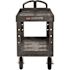 Rubbermaid Commercial Brute Heavy Duty Ergo Handle Utility Cart, Large, Black