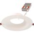 Juno Wafer 6" LED Regressed Smooth Downlight, Switchable Cct, Matte White