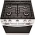 Lg 5.8 Cubic Feet 4-Burner Gas Slide-In Range In Stainless Steel With Superboil