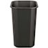 Suncast Commercial 3 Gallon Desk-Side Resin Trash Can - Black