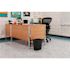 Suncast Commercial 3 Gallon Desk-Side Resin Trash Can - Black